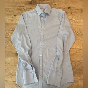 T.M. Lewin Jermyn St London Men's Size L Lt Blue Button down shirt